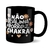 Caneca Divertida Desalinha Chakra Preto Atacado Revenda na internet