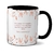Imagem do Caneca Aniversário Nome Laranja Flores Atacado Revenda