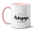 Caneca Profissão Minimalista Pedagoga Atacado Revenda