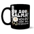 Caneca Divertida Calma Estressam Preto Atacado Revenda