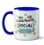 Caneca Profissão Colorida Assistente Social Masculino Atacado Revenda