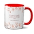 Imagem do Caneca Aniversário Nome Laranja Flores Atacado Revenda
