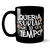 Caneca Divertida Sem Tempo Preto Atacado Revenda