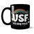 Caneca Divertida VSF Preto Atacado Revenda