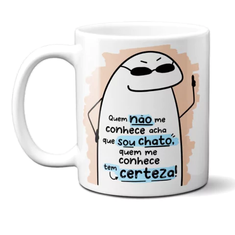 Caneca Flork Conhece Chato Certeza Atacado Revenda