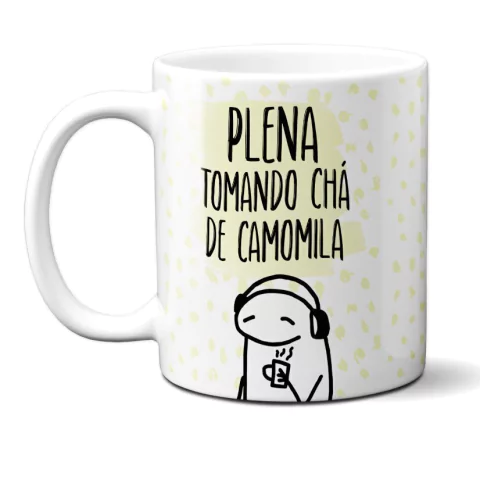Caneca Flork Plena Chá  Camomila Atacado Revenda