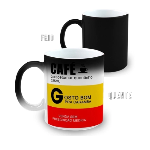 Caneca Divertida Café Paracetomar Atacado Revenda - comprar online