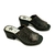Sandalia Zueco Andy 4 Cuero Vacuno Anaconda Negro - comprar online