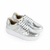 Zapatilla Urbana Sharon Zap 1 Cuero Vacuno Plata