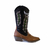 Bota Tejana Zoe Alt Bord 4 Cuero Vacuno Soft Negro / Soft Suela