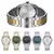 Relógios masculino impermeável de aço quartz Curren