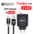 Kit Carregador Turbo 3,1A Com Cabo Tipo C 2 Entrada USB Hrebos HS-372 C