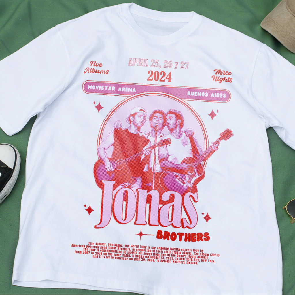 Remera 5 Albums 3 Nights (Oversize)
