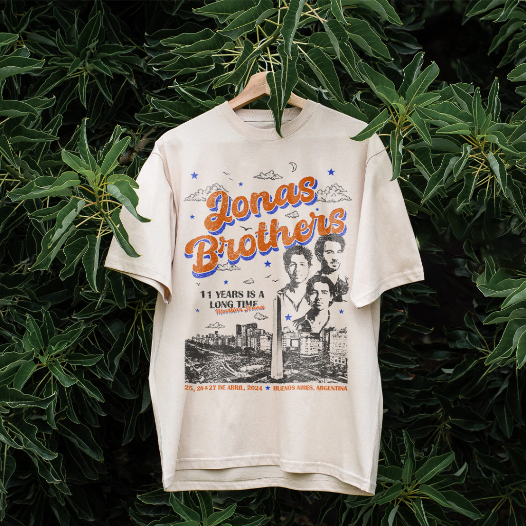 Remera Jonas Brothers Vintage (Oversize)