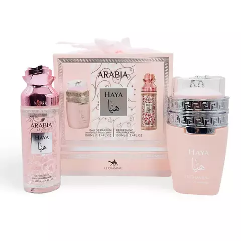 KIT ARABIA HAYA PERFUME 100ML + SPRAY 100ML EDP