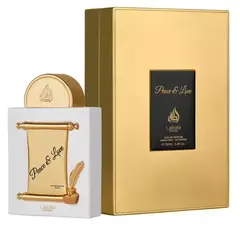PERFUME ÁRABE Peace & Love Lattafa 100ML EDP FEMININO - comprar online