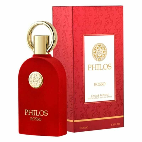 PERFUME ÁRABE PHILOS ROSSO EAU DE PARFUM 100ML (REF. OLFALTIVA AO BACCARAT) UNISSEX
