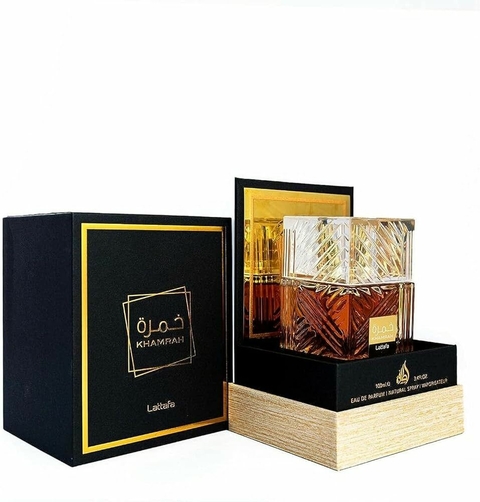 PERFUME ÁRABE KHAMRAH - LATTAFA - PERFUME UNISSEX - EDP 100ML ( REF. OLFATIVA Angels' Share By Kilian )