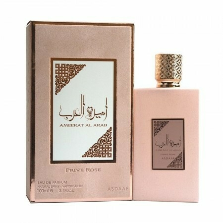 Perfume Árabe Ameerat Al Arab Prive Rose Asdaaf 100ML (Referencia Olfativa Delina Exclusif )