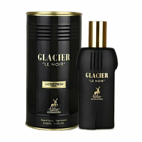 Perfume árabe Glacier Le Noir de Maison Alhambra - 100 ml EDP ( REF OLFATIVA Le Male Le Parfum - Jean Paul Gaultier )