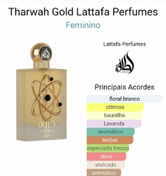 Tharwah Gold de Lattafa ( REF. OLFATIVA Libre Intense ) 100ml feminino - comprar online