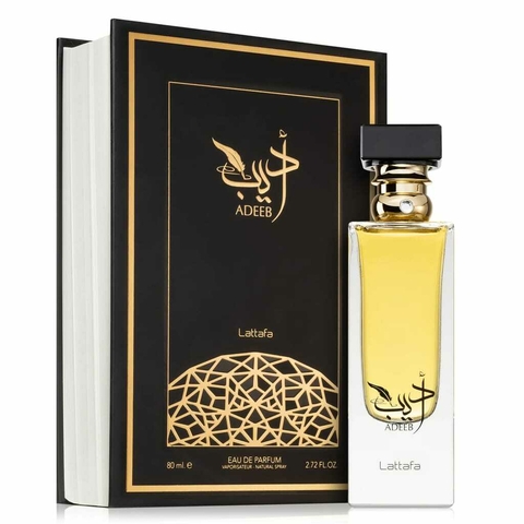 PERFUME ÁRABE ADEEB - LATTAFA UNISSEX - EDP 80ML
