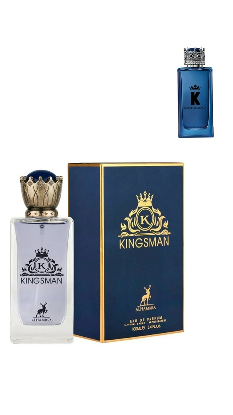 PERFUME ÁRABE KINGSMAN 100ML MAISON ALHAMBRA MASCULINO