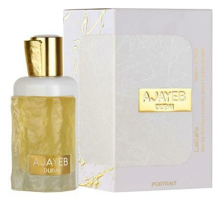 Perfume árabe Ajayeb Dubai Portrait Lattafa 100ml feminino ( REF. OLFATIVA Soleil de Jeddah - Mango Kiss Stéphane Humbert Lucas 777 )