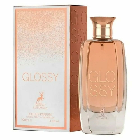 PERFUME ÁRABE GLOSSY MAISON ALHAMBRA EDP 100ml Feminino (Ref Olfativa IDOLE EDP)