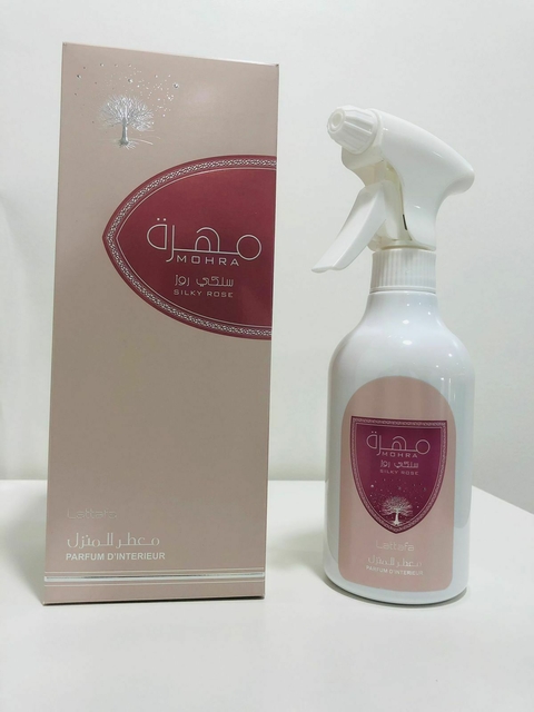 Perfume para ambientes Mohra Silky Rose Lattafa 450ml