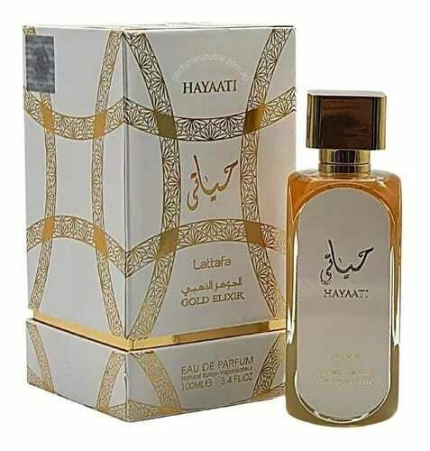 Perfume árabe Hayaati Gold Elixir edp Lattafa 100ml UNISSEX