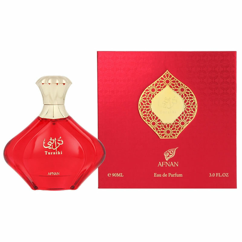 Perfume árabe Turathi Red Afnan Feminino 90ml REF. OLFATIVA Ivoire Pierre Balmain )