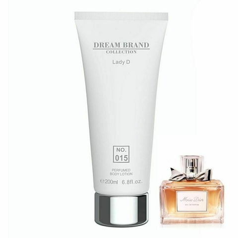 Hidratante corporal Brand Collection 015 - Inspiração Miss Dior (New) - 200ml