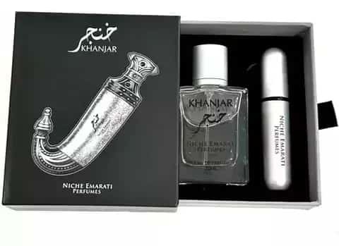 MINIATURA 20ML Khanjar EDP Lattafa Niche Emarati MASCULINO