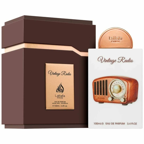 Perfume árabe Vintage Radio Lattafa 100ml masculino (REF. OLFATIVA Paragon Initio Parfums Prives )