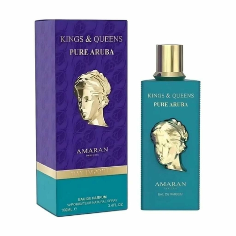 Perfume árabe Amaran Kings & Queens Pure Aruba EDP Feminino (Ref Olfativa Erba Pura Magica Sospiro Perfumes)