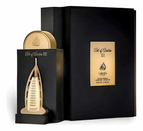Perfume árabe Art of Arabia III Lattafa MASCULINO 100ml ( REF. OLFATIVA The One Luminous Night Dolce&Gabbana )