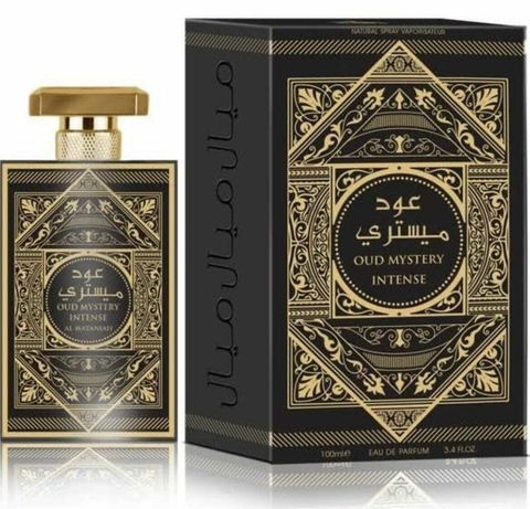 Perfume árabe Oud Mystery Intense Al Wataniah 100ml masculino