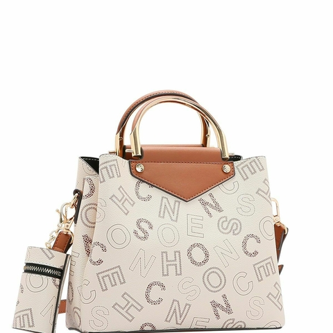 Bolsa CHENSON Feminina Monograma Fun Mão 3484543 ORIGINAL