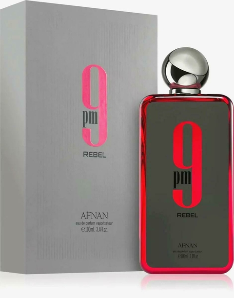 PERFUME ÁRABE 9PM Rebel Afnan UNISSEX 100ML ( REF. OLFATIVA Flamenco Ramon Monegal )