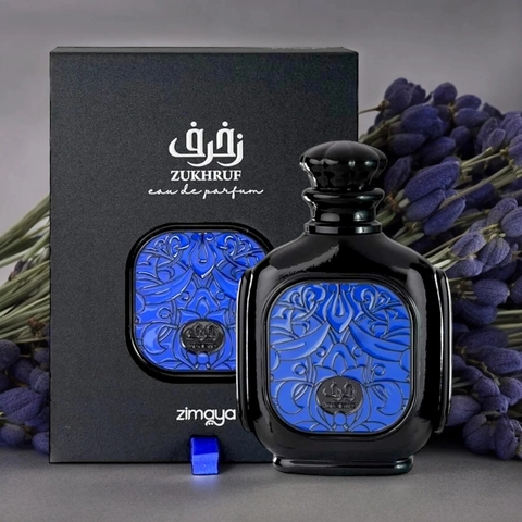 Zukhruf Black Zimaya Masculino 100ml edp ( ref. olfativa Sauvage Elixir Dior )