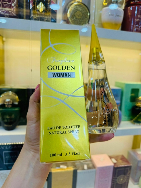 Golden Woman Fragluxe Eau de Toilette Feminino ( ref. olfativa lady million paco rabanne )