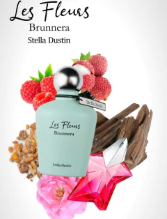 Perfume Les Fleurs Brunnera Stella Dustin 100ml (Ref Olfativa Angel Nova Mugler) na internet