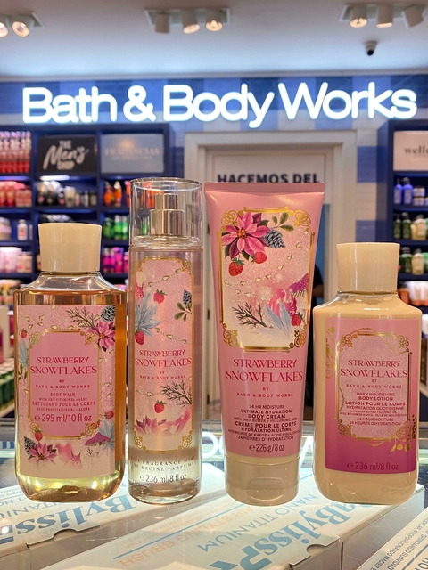 Strawberry Snowflakes Bath & Body Works for women