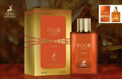 PERFUME ÁRABE YOUR TOUCH AMBER - MAISON ALHAMBRA MASCULINO - EDP 100ML - comprar online