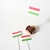 Topper de doce Tema Viagem - Bandeira Hungria