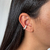Kit Piercing Conch Abaulado e Piercing Coração Despojado - Pratas La Vie