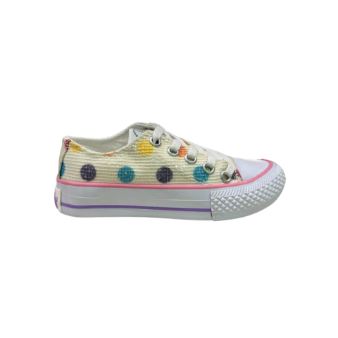 Zapatilla Glitter Infantil Acordonada Roller - 59