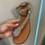 Rasteira Snake Cravejada - Lais Pacheco Shoes