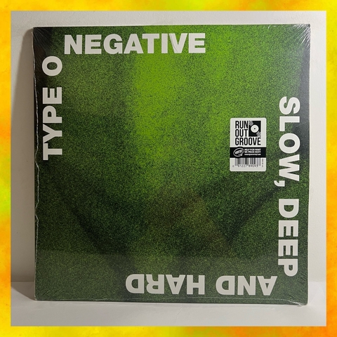 ⚡️LP Type O Negative - Slow, Deep And Hard (Duplo, vinil verde)